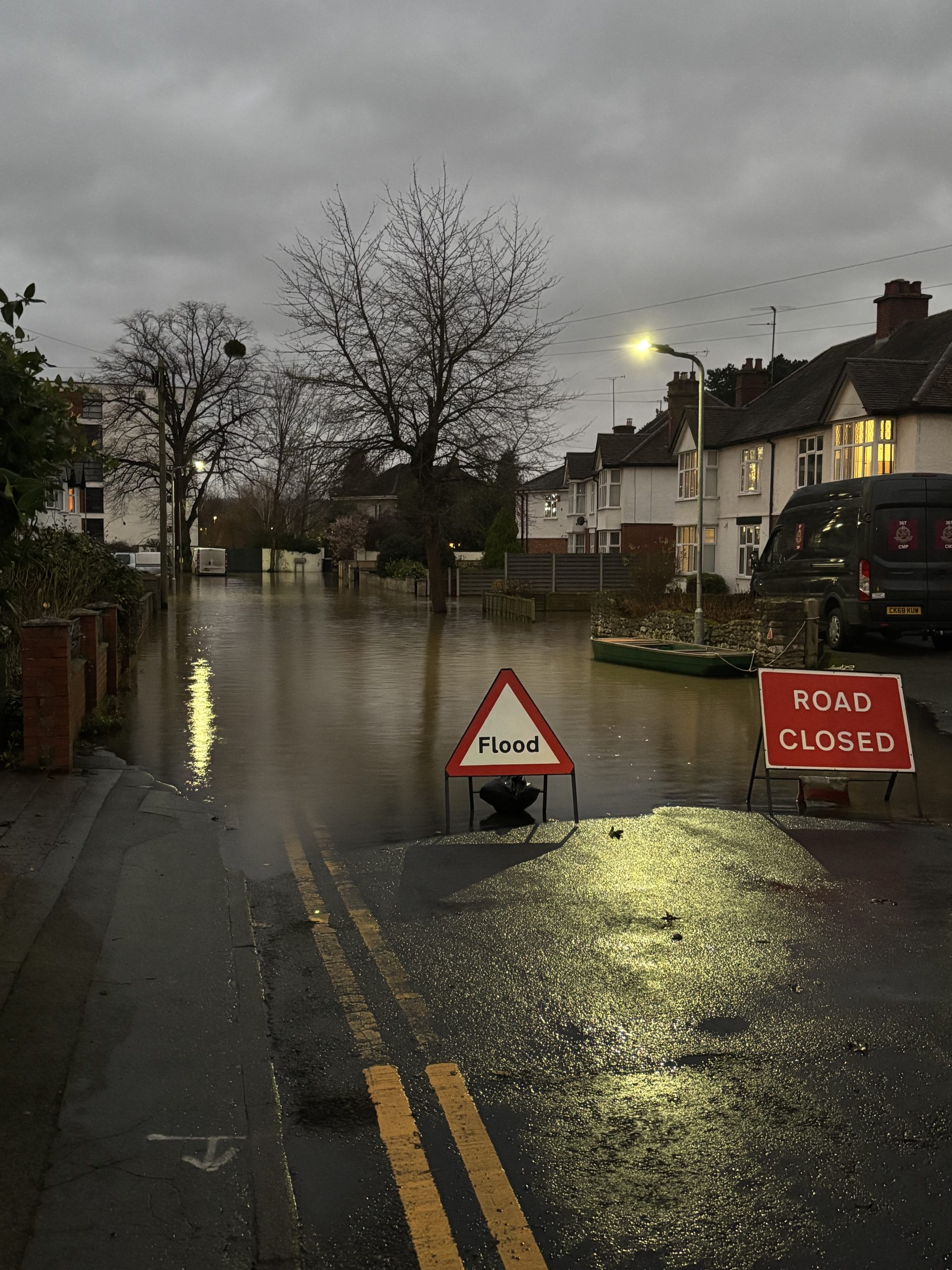 FLOODS – 12.45am Update | A long list of roads remain closed in Herefordshire tonight following Storm Darragh 