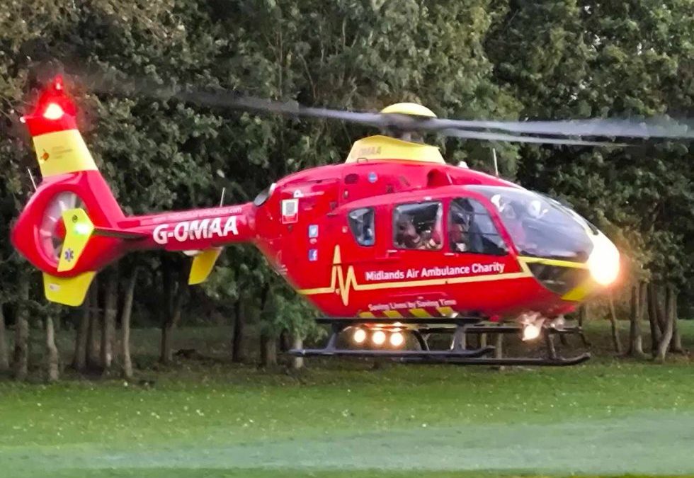 BREAKING | A man has been taken to hospital by Air Ambulance after suffering serious injuries in a collision in Herefordshire