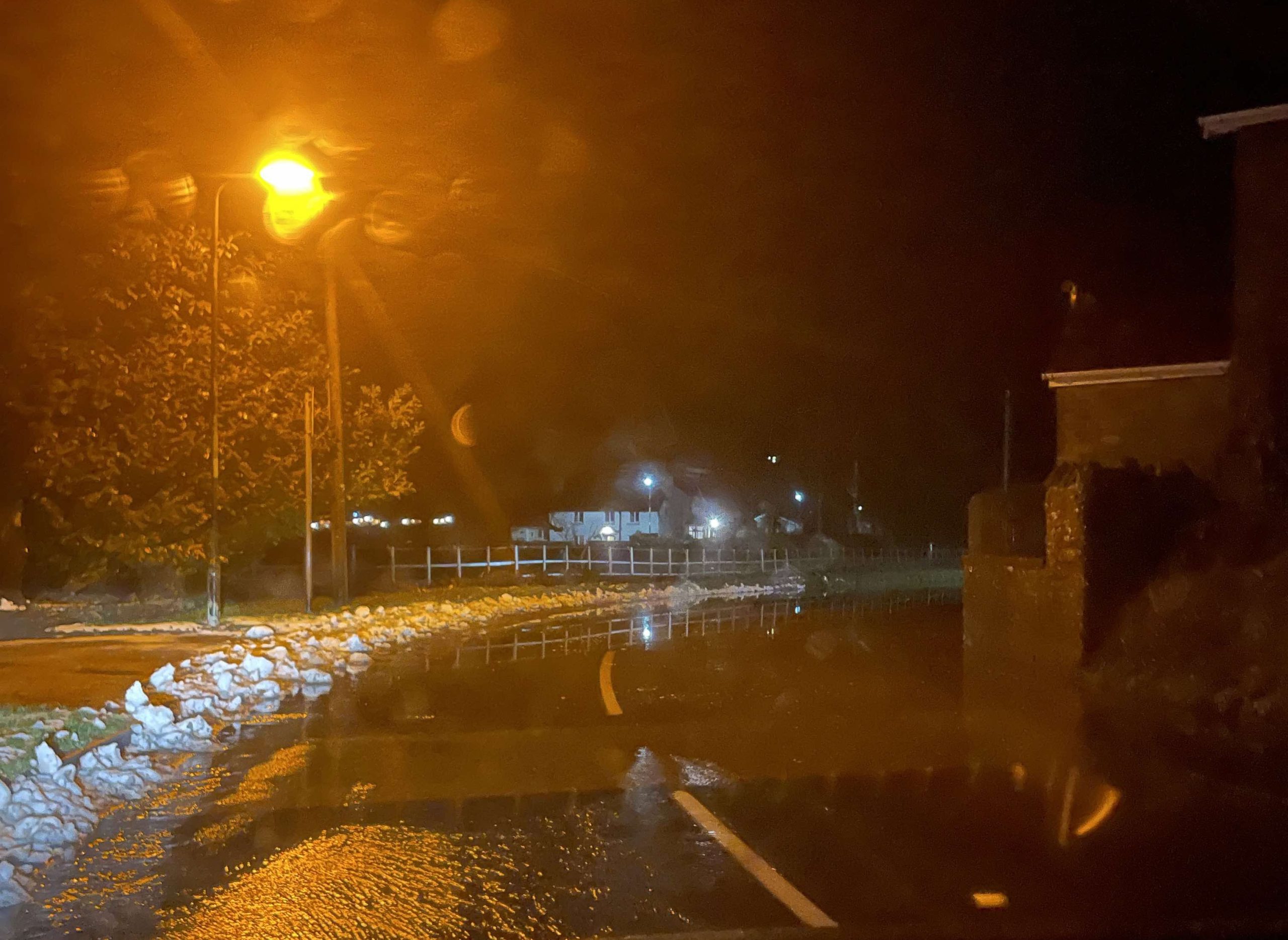 FLOODING | Multiple reports of flooding this evening following torrential downpours and snow melting across Herefordshire