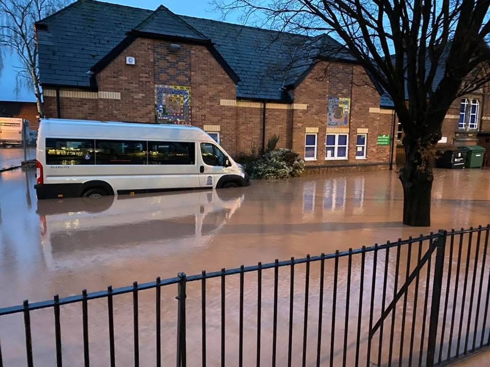 NEWS | Holmer Church of England Academy in Hereford flooded again this week but calls for a long term solution have now reached the top of Government 