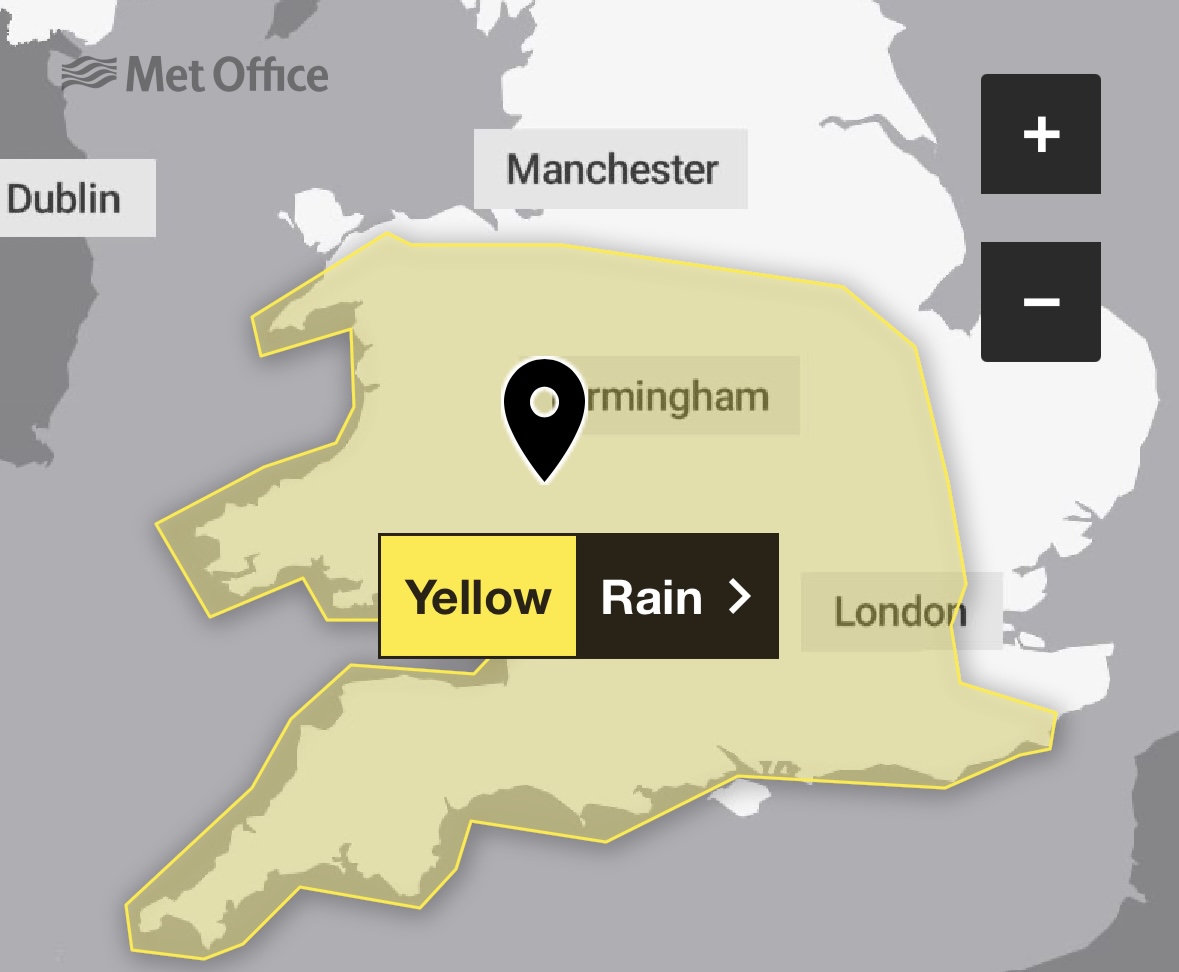 WEATHER WARNING | Met Office warns that heavy rain on Sunday and Monday could lead to flooding in Herefordshire