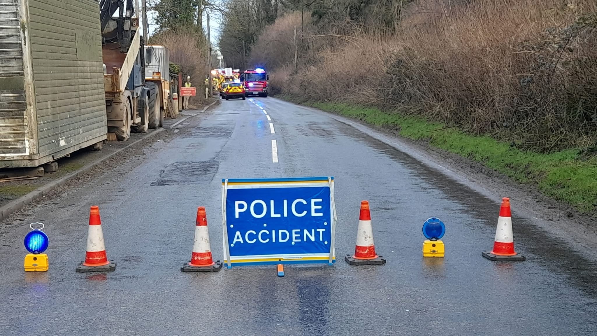 BREAKING | Emergency services responding to an incident near a busy route in Herefordshire this afternoon 