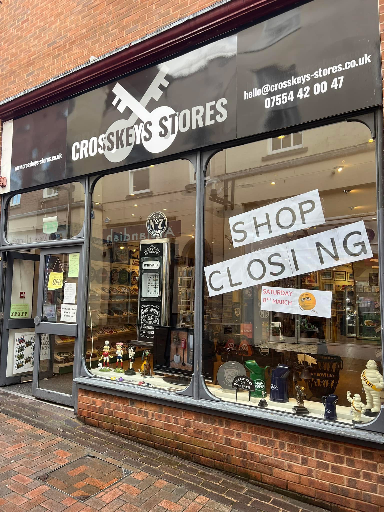 NEWS | A shop in Hereford city centre has confirmed that it will be closing its doors for the final time on Saturday 8th March