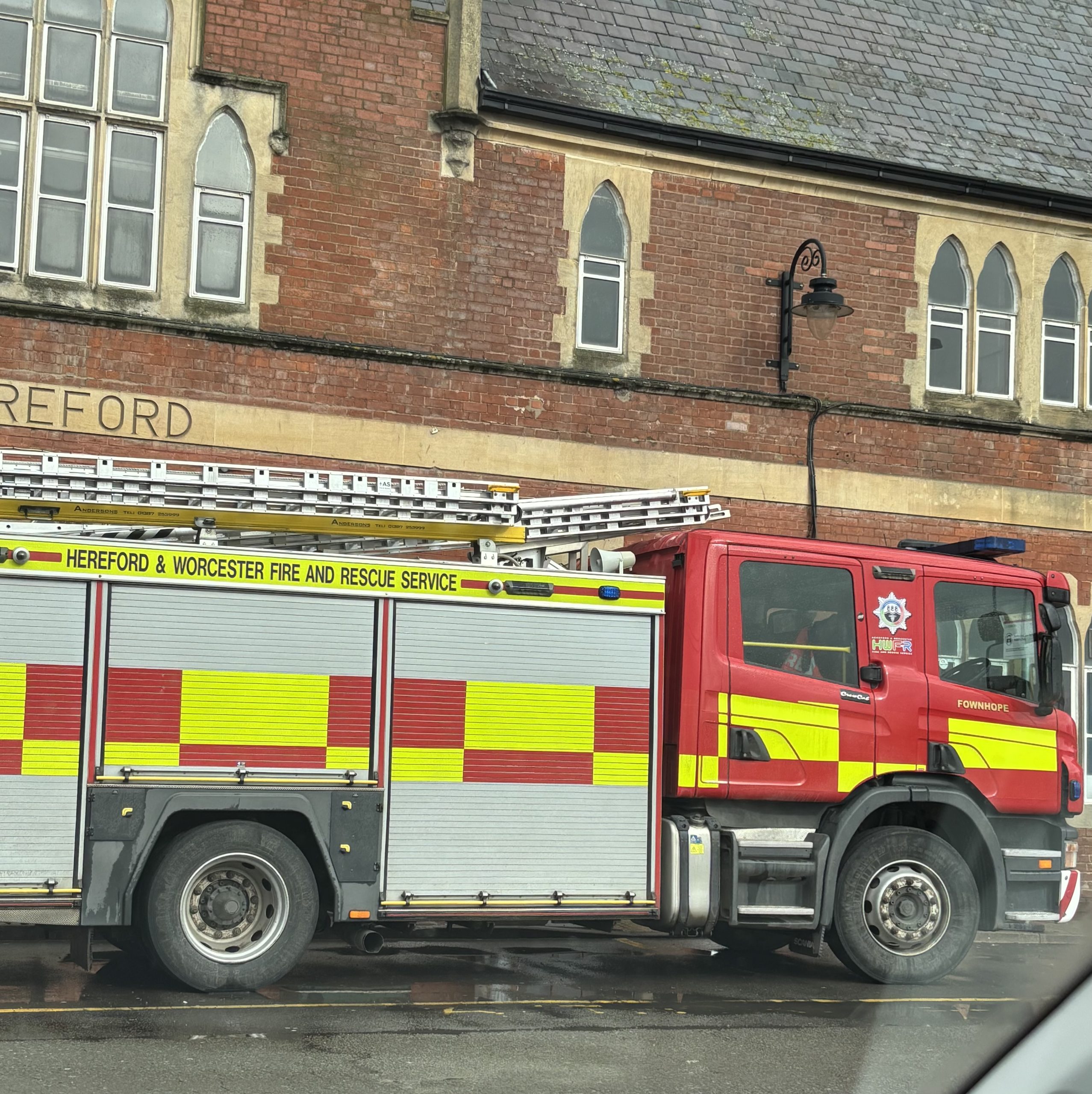 NEWS | Hereford & Worcester Fire and Rescue Service called to Hereford Railway Station this afternoon 