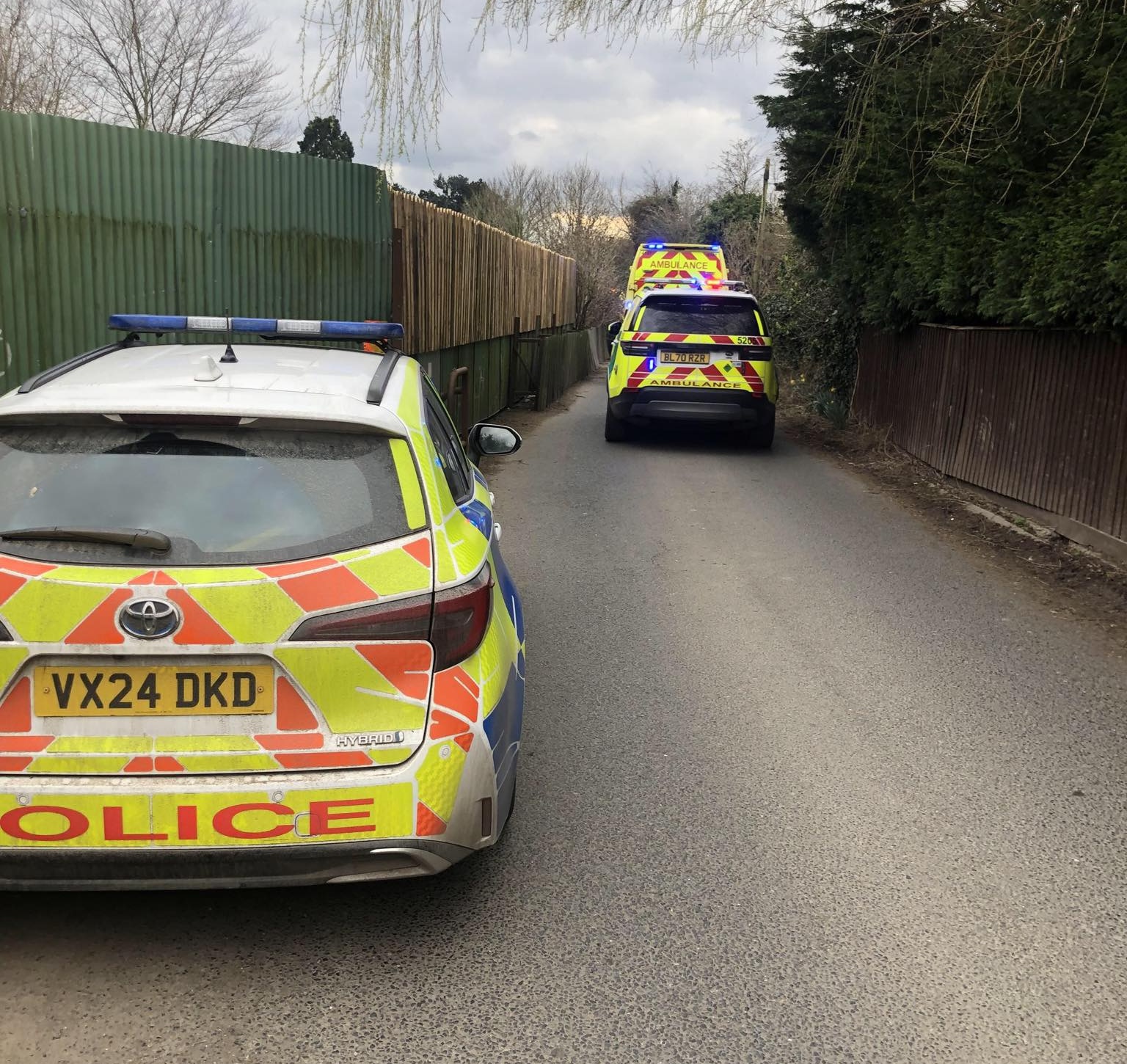 BREAKING | Significant emergency service presence near the River Wye in Hereford this afternoon