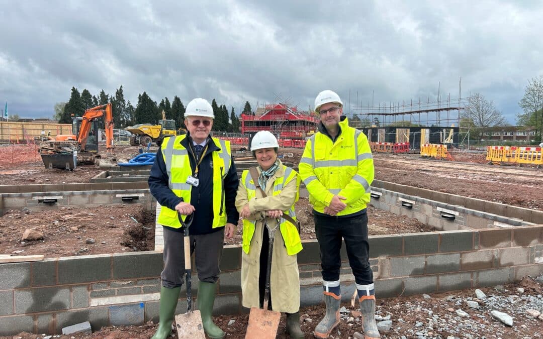 BREAKING NEWS | Persimmon Homes were delighted to welcome county councillors to a groundbreaking at its new site in Leominster where 353 new homes will be built