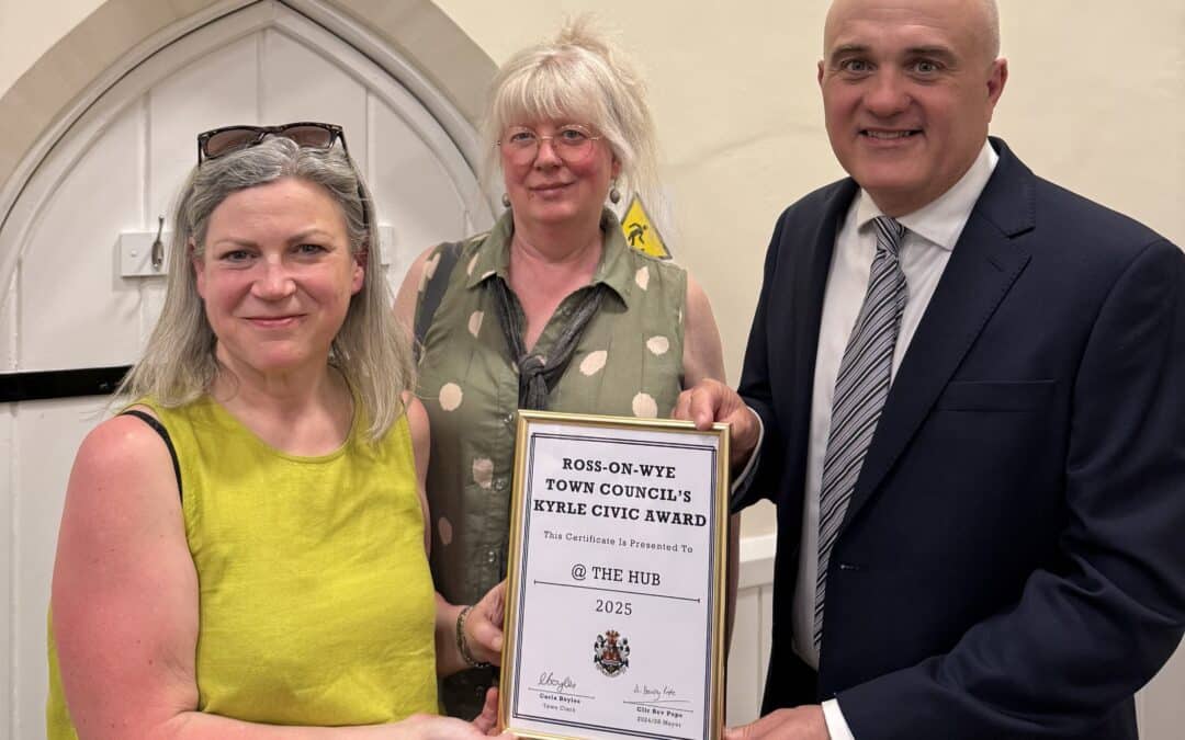 NEWS | Ross-on-Wye Town Council is proud to honour the valuable efforts of community members with the Kyrle Civic Award