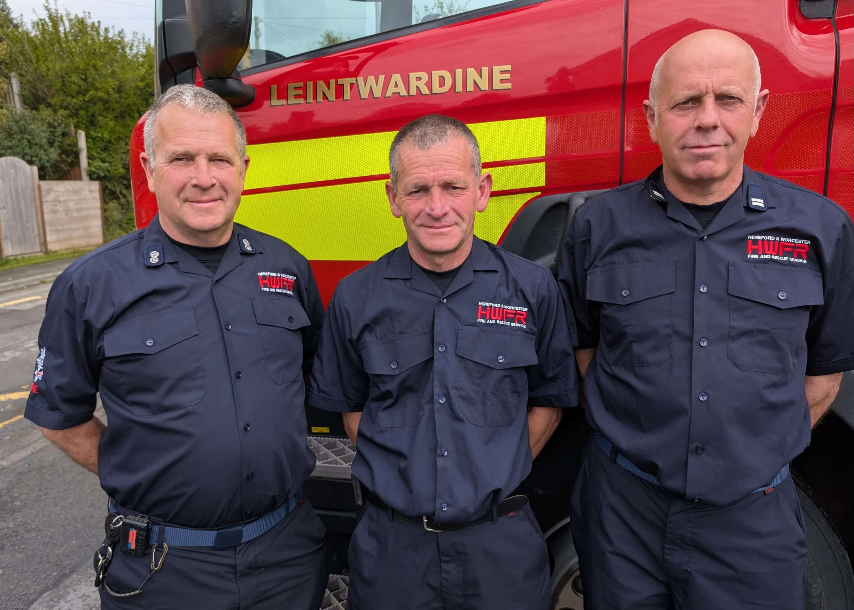 NEWS | Three North Herefordshire brothers have dedicated more than a century of service to their community as on-call firefighters