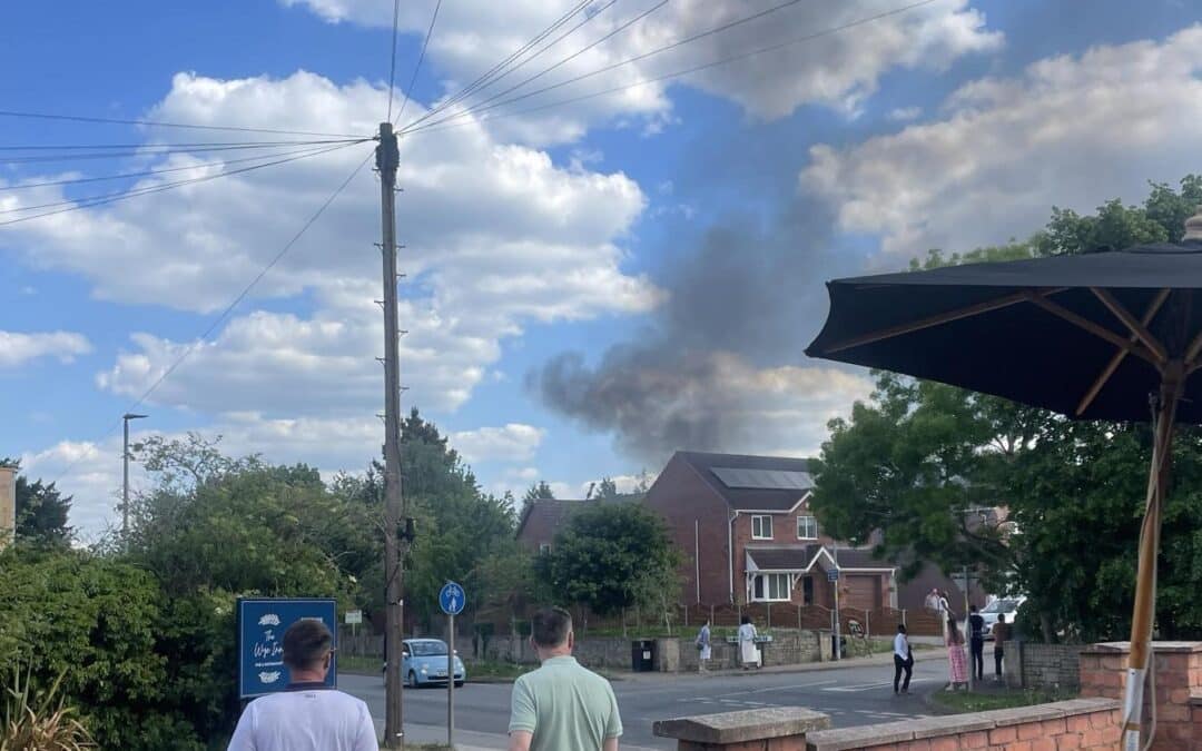 BREAKING | Hereford & Worcester Fire and Rescue Service crews called to a fire at a property in Hereford this afternoon