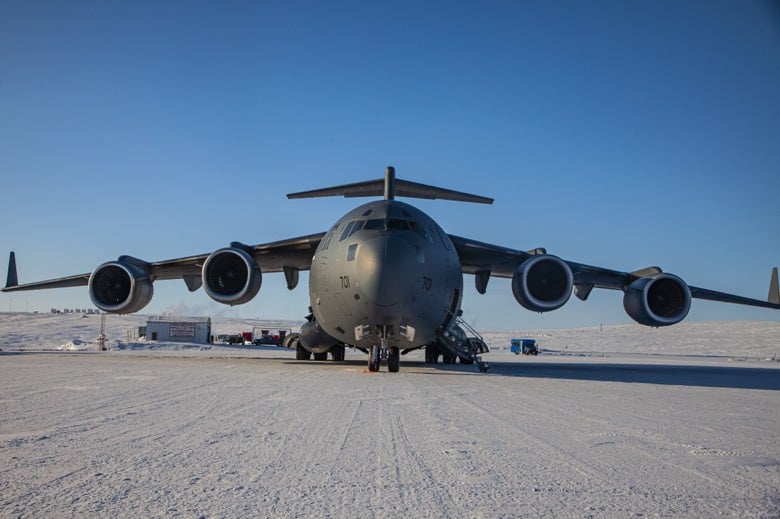 NEWS | RAF in the Arctic Circle for Operation Boxtop – a mission that takes place in very testing conditions