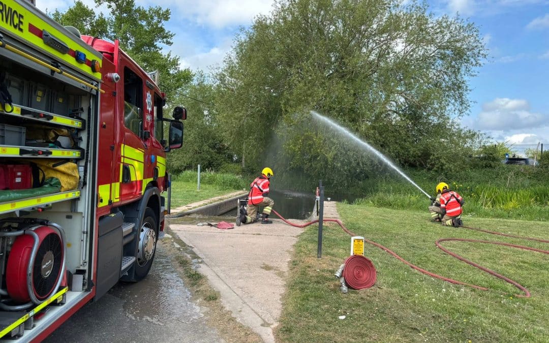 NEWS | Hereford & Worcester Fire and Rescue Service explain why crews were at Aylestone Park in Hereford this morning