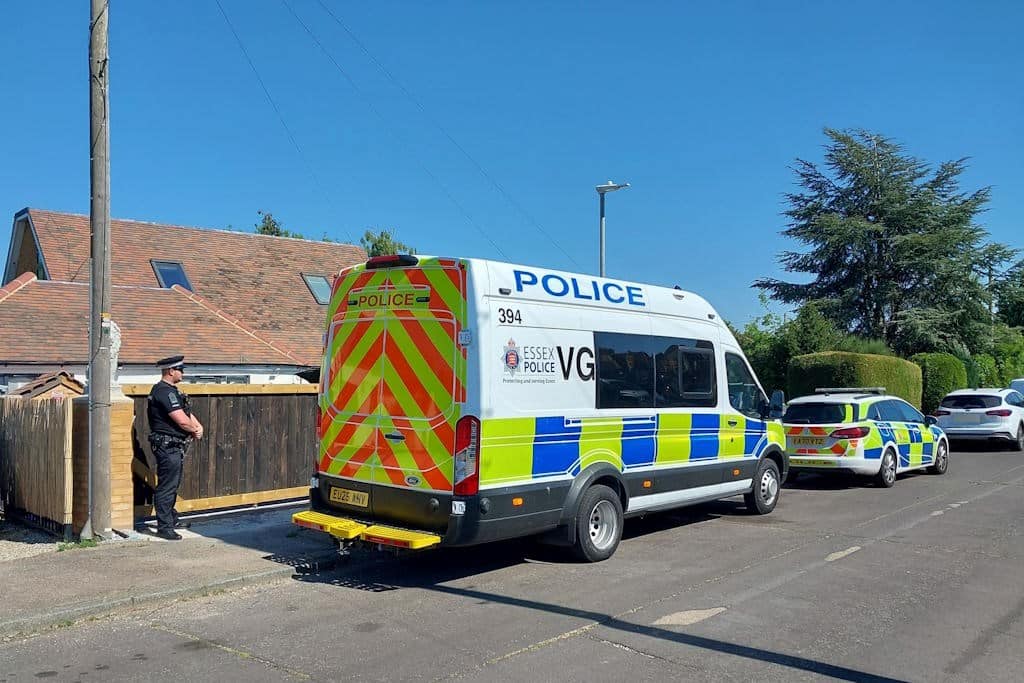 UK NEWS | Two men have been arrested after the remains of 37 dogs were discovered at a property