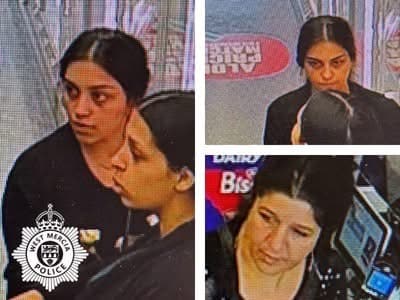 POLICE APPEAL | Police are keen to speak with the three women following a theft from a shop in Hereford