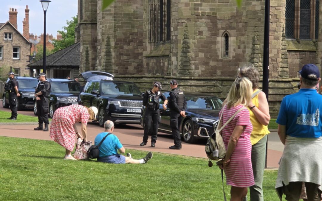 BREAKING | Significant Police presence in Hereford city centre this afternoon