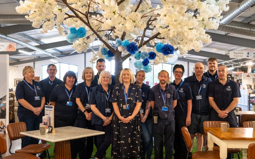 NEWS | More than 160,000 visitors have visited the St Michael’s Hospice shop and cafe at Whitestone in its first twelve months since opening