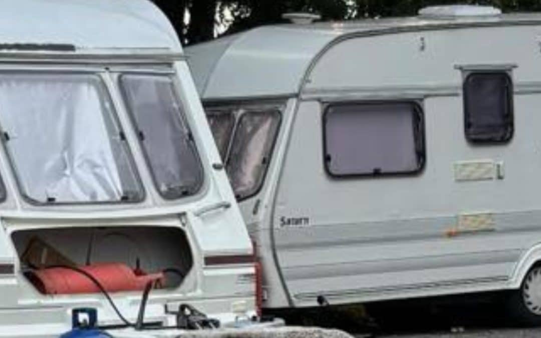 NEWS | Reports that travellers have pitched up at a popular car park 