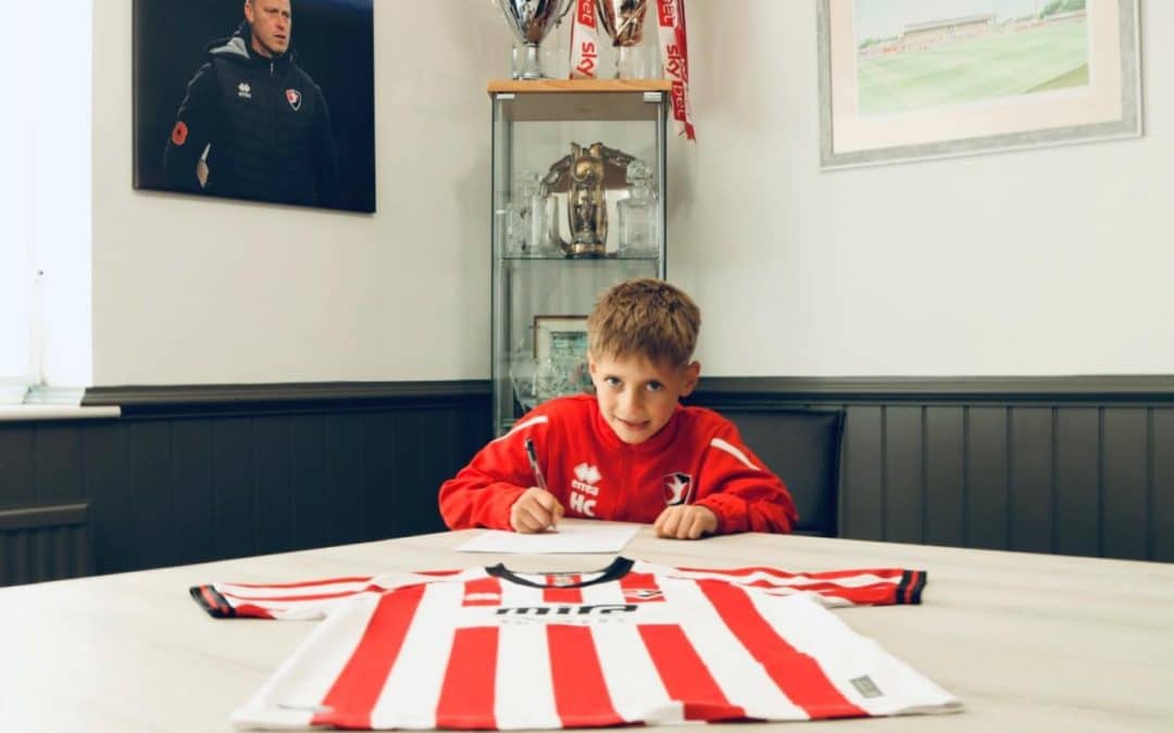 FOOTBALL | Hugo from Herefordshire is the latest young talent to be signed by the Cheltenham Town Academy