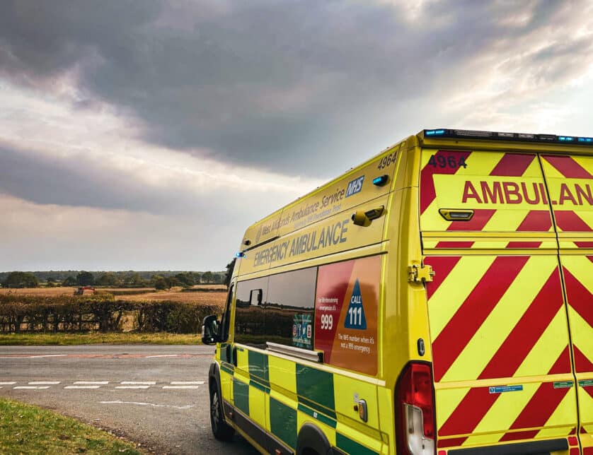 BREAKING | A woman has suffered serious injuries following a collision between a car and a van