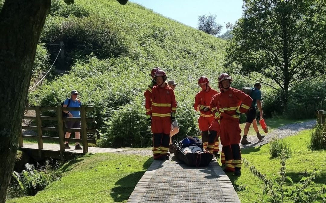NEWS | Fire crews called to help rescue a 13-year-old boy who had fallen and broken his leg on a school trip