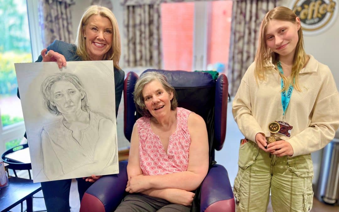 NEWS | Ukrainian teenager takes GSCE maths exam in the morning then wins Hereford care home portrait artist of the year competition in the afternoon