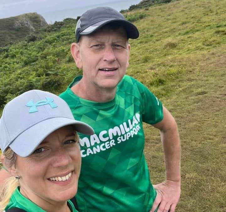 CHARITY | Ben who has Stage 4 Prostate Cancer has completed the 26 mile Gower Peninsula walk raising money for MacMillan Cancer Support