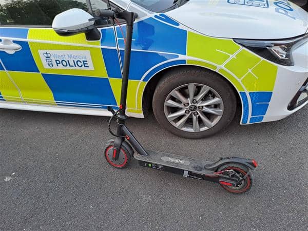 NEWS | Police have seized an e-scooter in Herefordshire