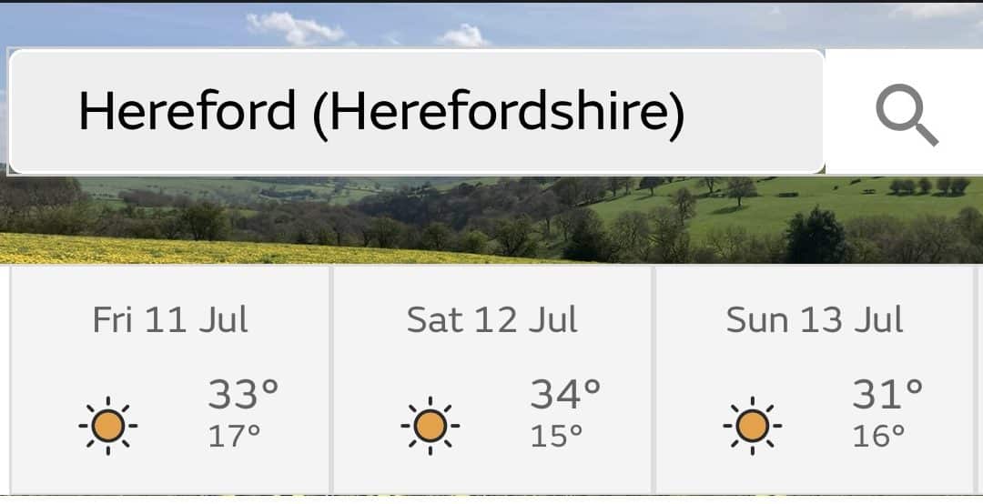 NEWS | A Herefordshire business has issued an important message to all customers with a change in opening hours due to heatwave