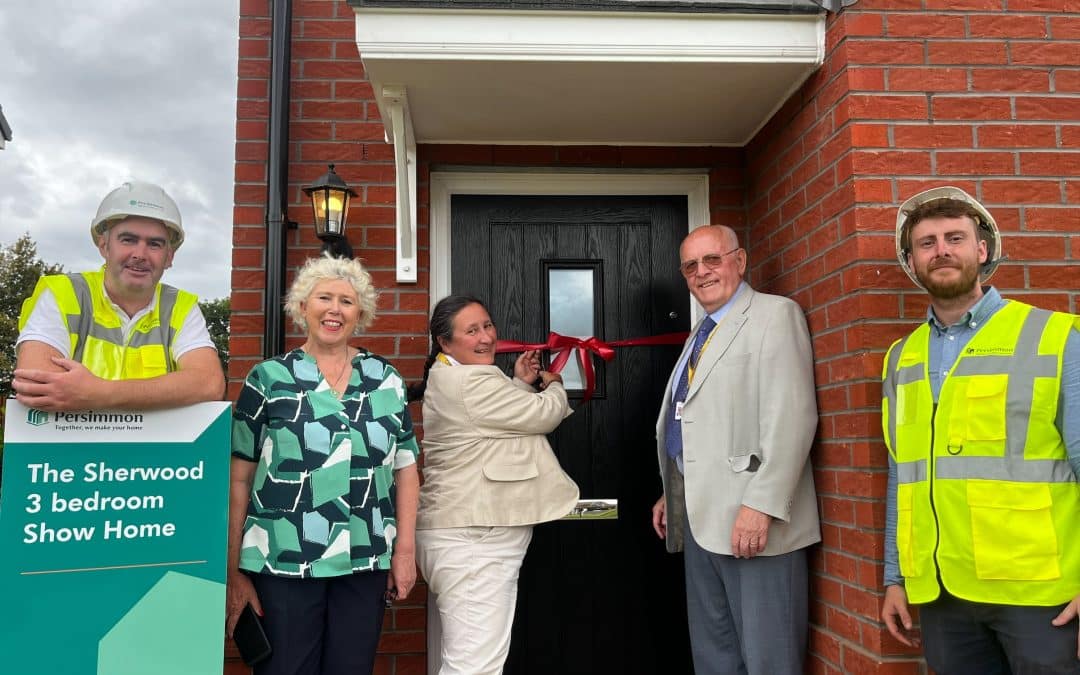 NEWS | Persimmon welcomes county councillors to officially open the new showhome at its flagship development in Leominster