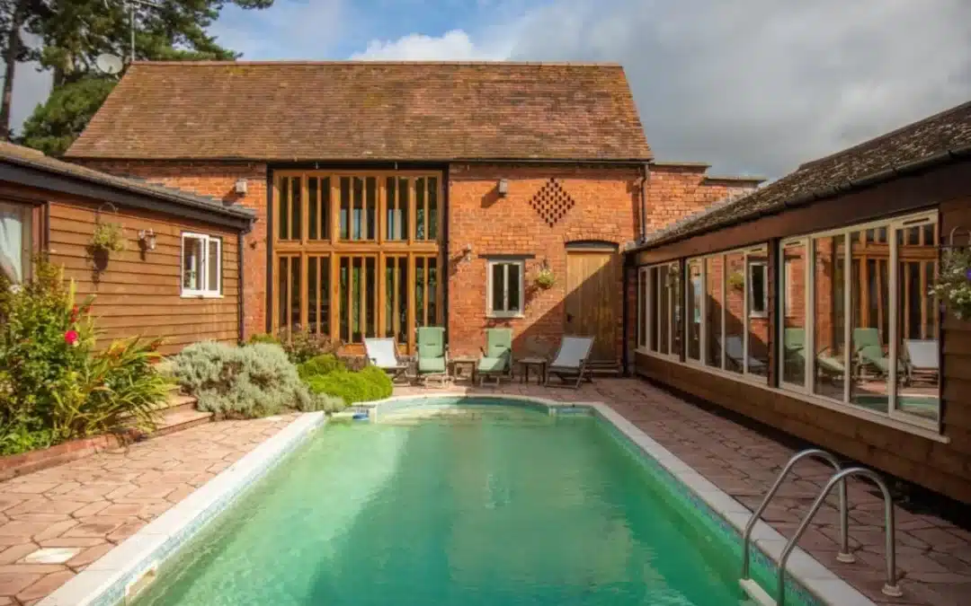 PROPERTY | A stunning barn conversion recently featured on TV with a swimming pool and views across serene Herefordshire countryside
