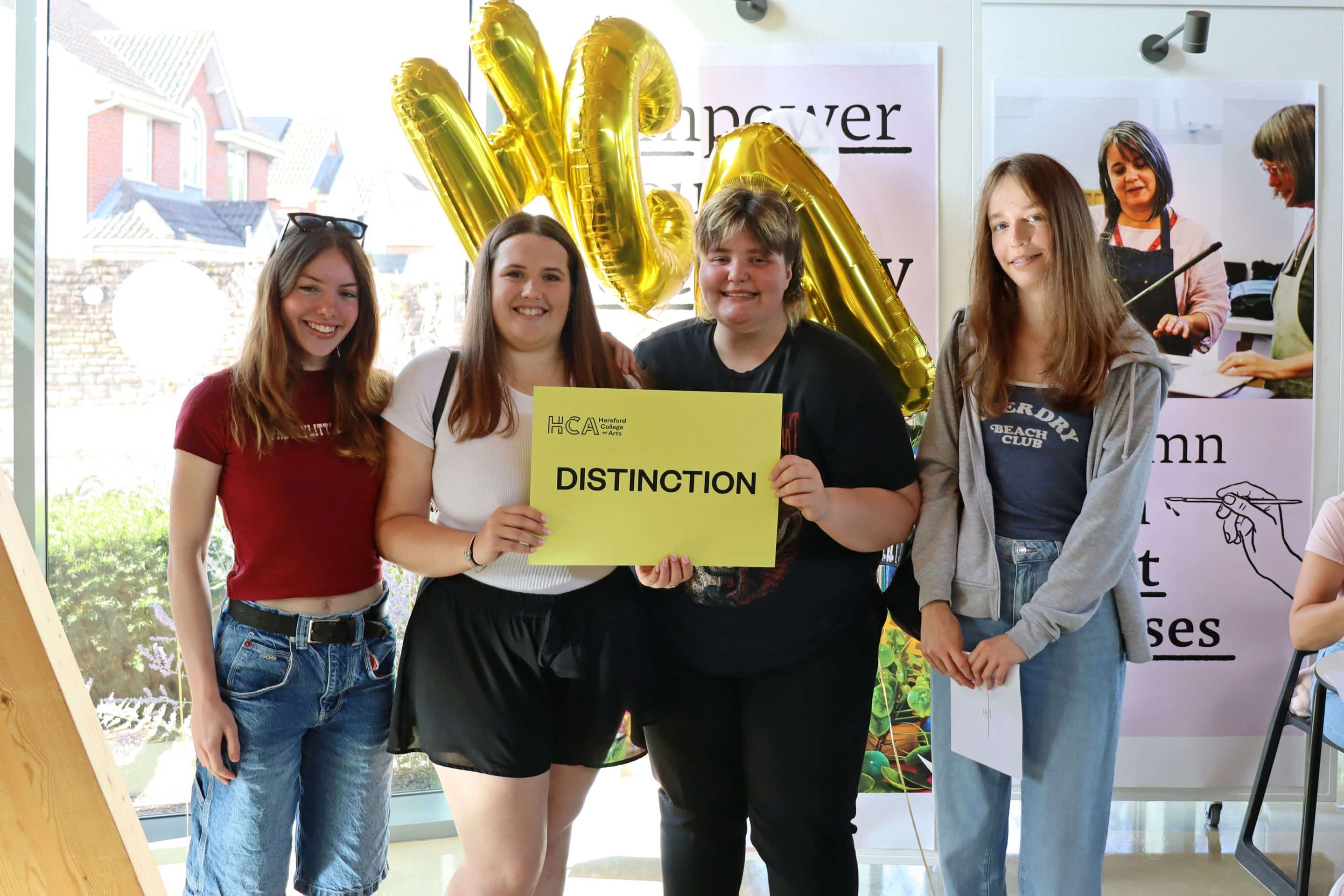 NEWS | Hereford College of Arts (HCA) is celebrating an exceptional set of results today – just a year after the college was rated Outstanding across all areas by Ofsted