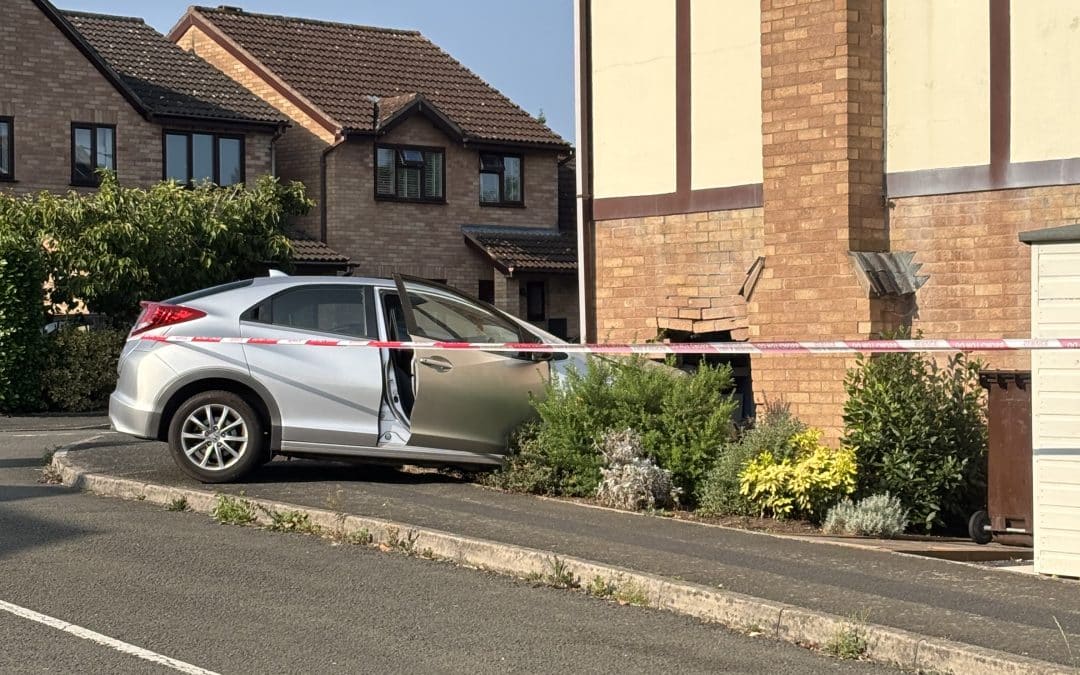 LATEST | Hereford & Worcester Fire and Rescue Service provide update after car crashes into property in Hereford