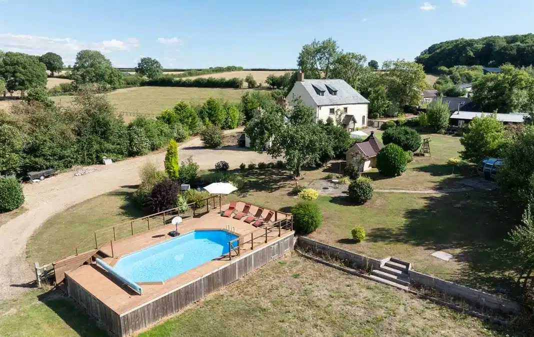 PROPERTY | A stunning traditional property with features including a swimming pool and far reaching views