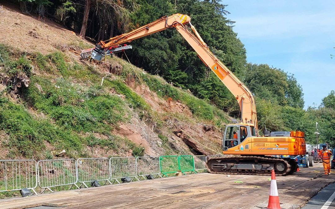 NEWS | National Highways provide further update on A40 rockfall repair works taking place on Herefordshire / Wales border