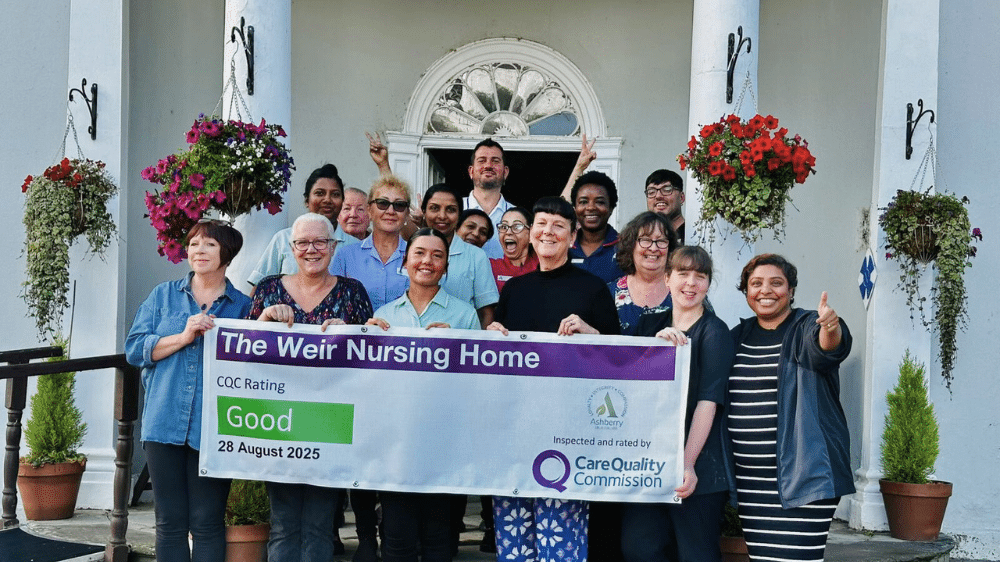 NEWS | The Weir Nursing Home rated “Good” in all areas by the Care Quality Commission