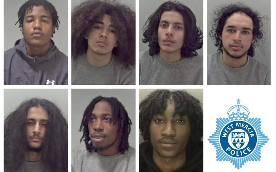 NEWS | A gang of seven robbers were handed a total of 82 years in prison on Friday (12 December) for a vicious robbery at an address in Hereford last year