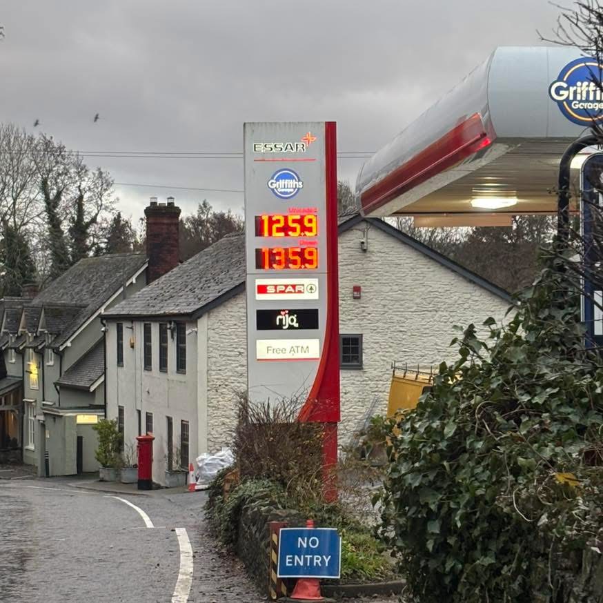 NEWS | A Herefordshire petrol station issues important message to customers with fuel prices set to rise — starting with a 4p per litre increase in Diesel from tomorrow