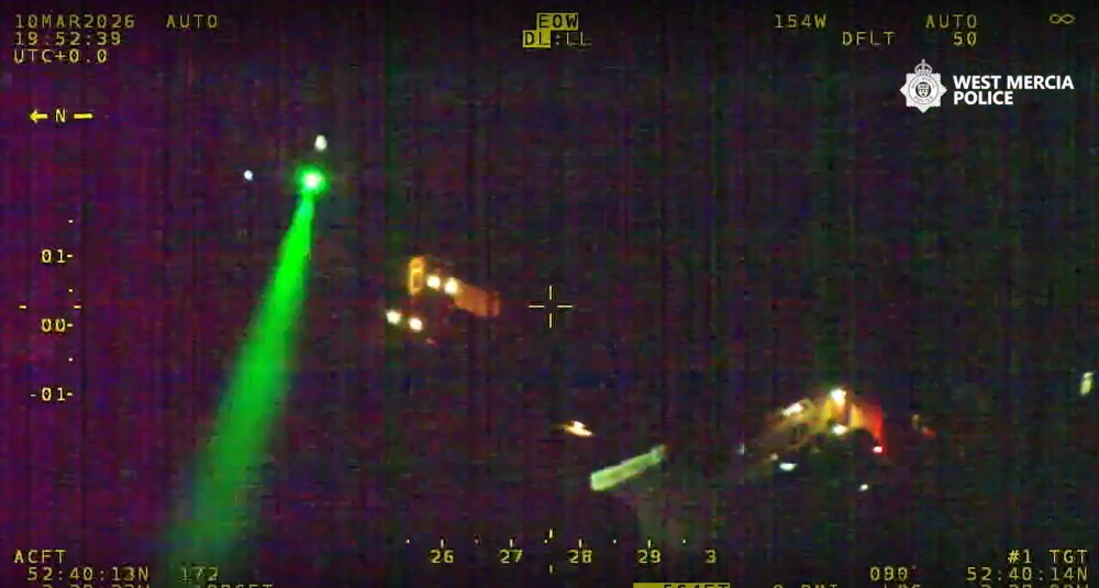 NEWS | A man has been sentenced for shining a laser at police aircraft that was responding to an incident