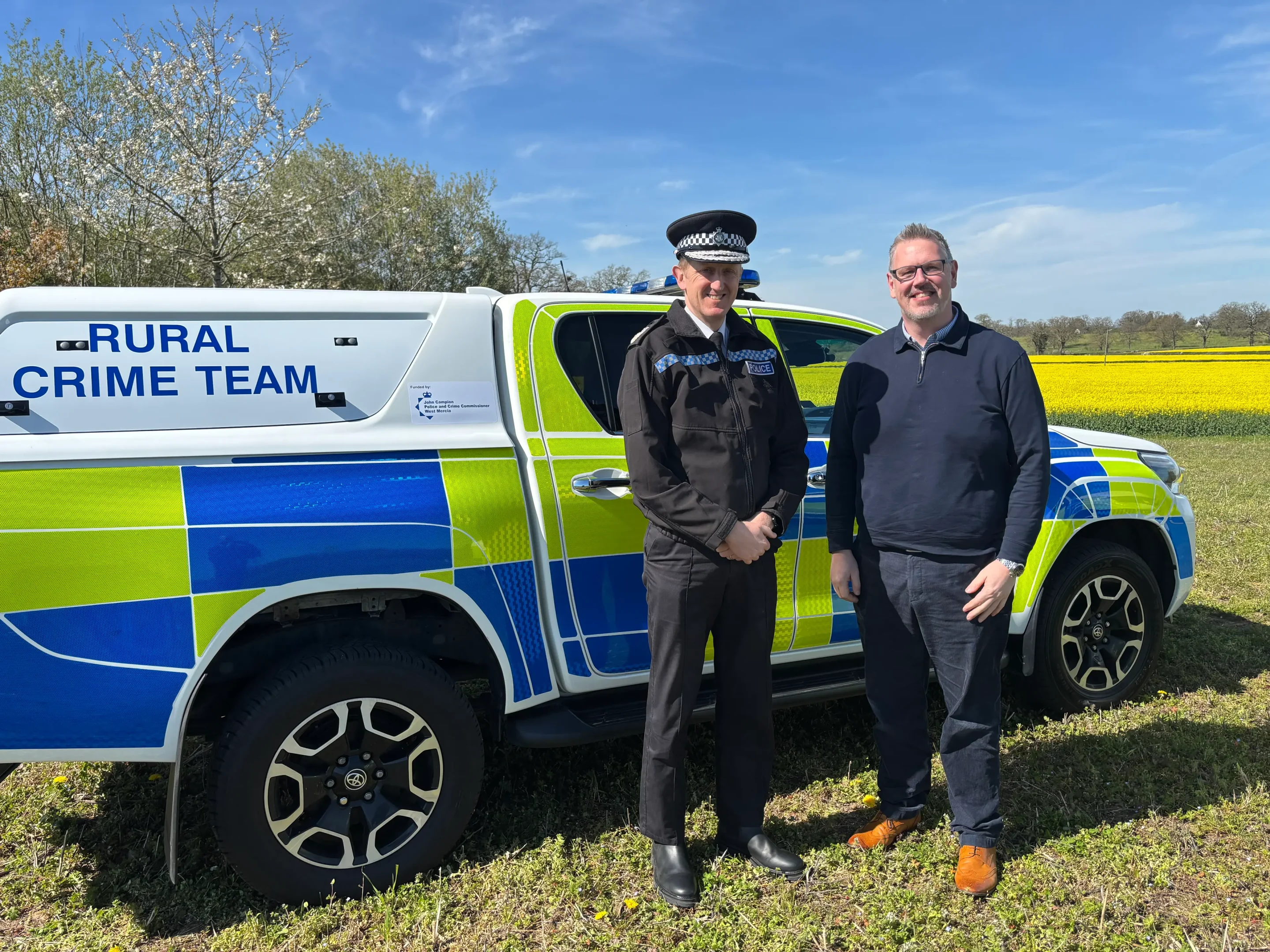 NEWS | Specialist 4×4 vehicles designed to improve police capability in rural areas are now serving West Mercia’s communities