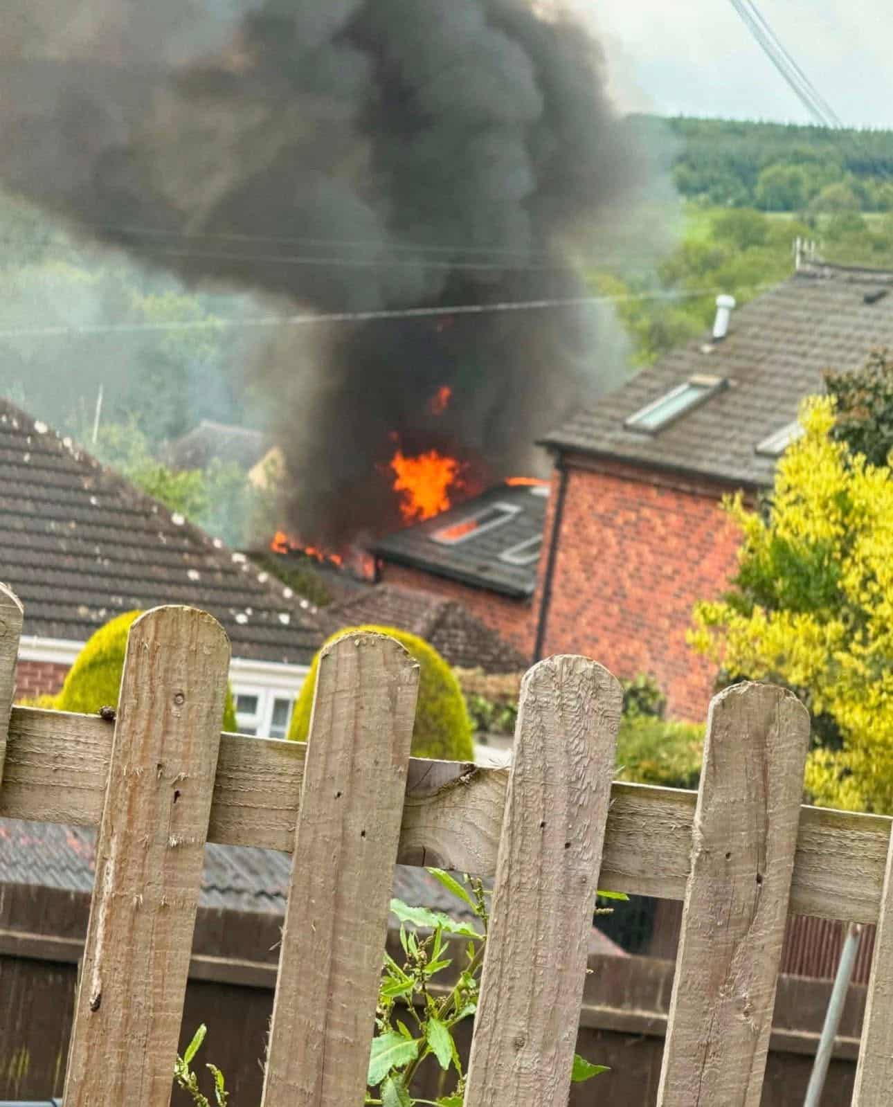 INCIDENT | Fire crews from across Herefordshire & Shropshire called to a serious house fire