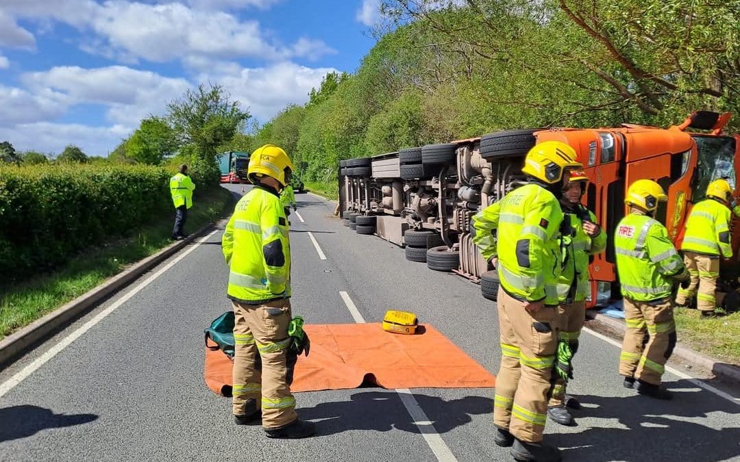 BREAKING NEWS | A significant number of sheep have died following a lorry crash