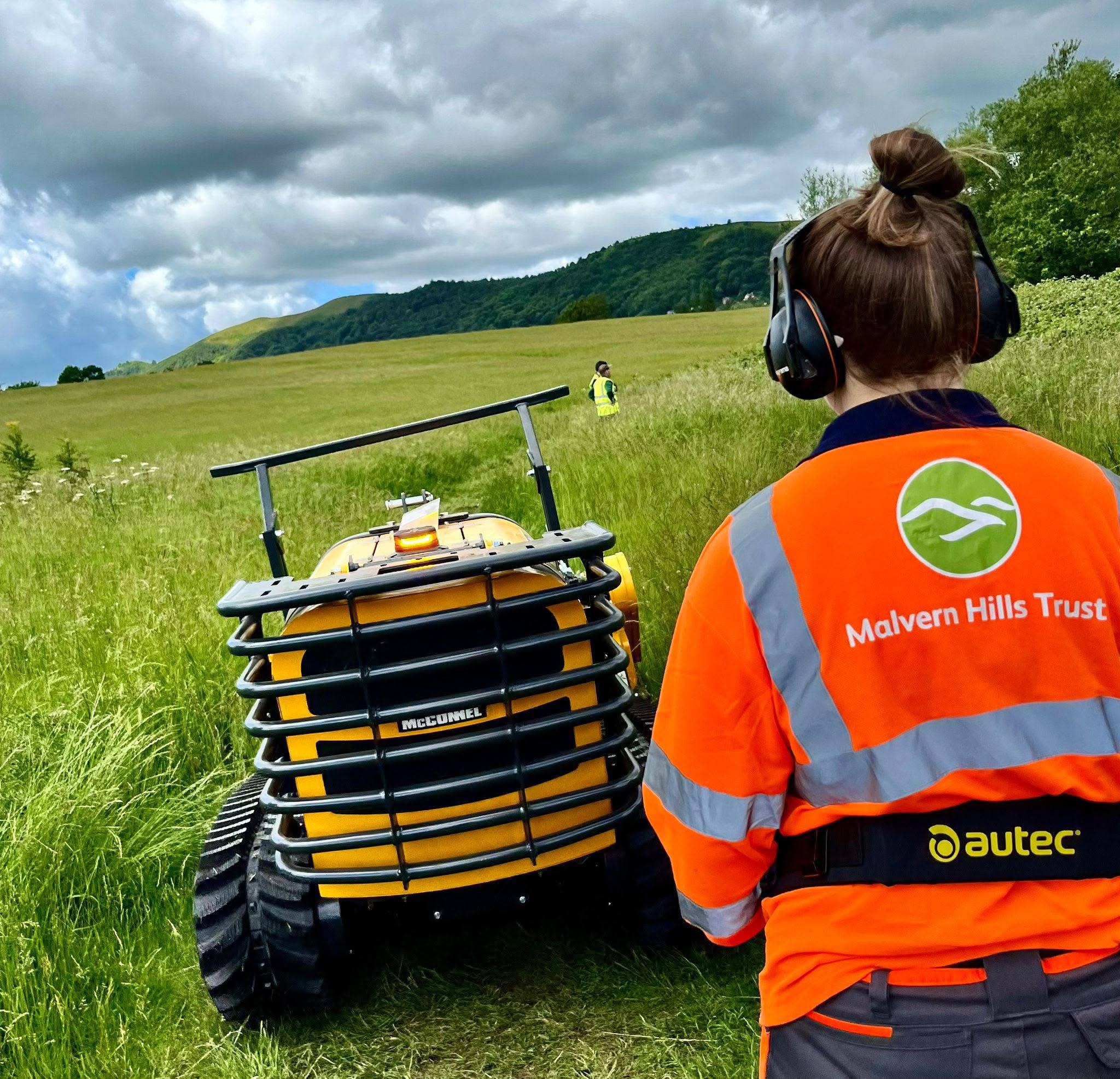 NEWS | New Robocut Machine purchased to help tackle challenging Malvern Hills terrain